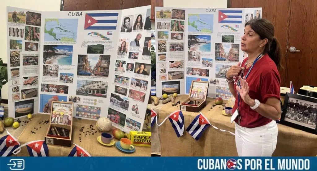Una emigrada cubana utilizó imágenes de exiliados exitosos para aparentemente promocionar viajes a la isla comunista.