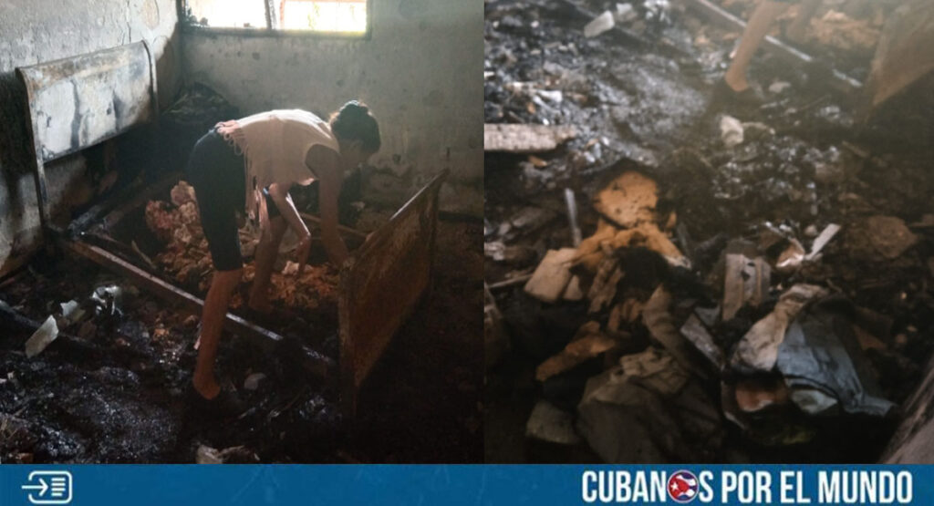 Familia de La Habana lo pierde todo en un incendio; la comunidad pide ayuda