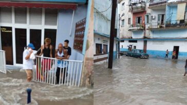 Reportan inundaciones por lluvias en varias zonas de La Habana