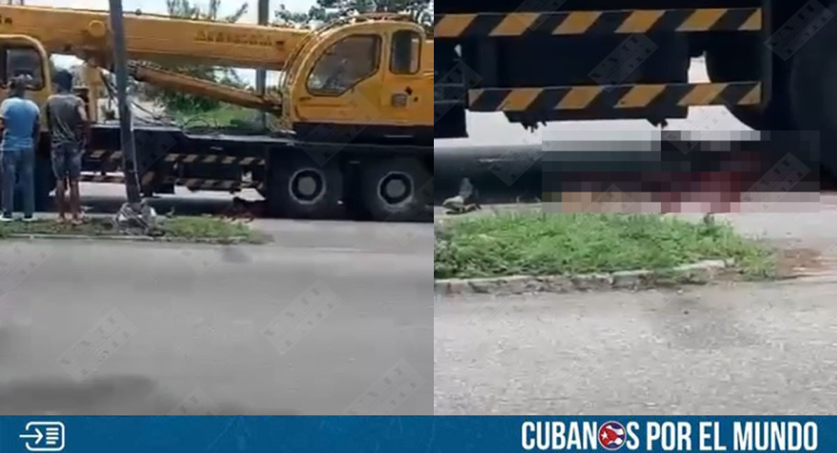 Pierde la vida joven cubano al ser atropellado por una grúa en La Habana