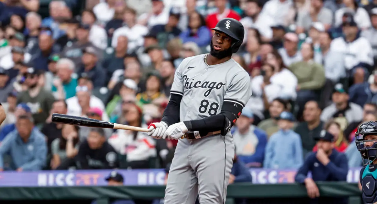 Luis Robert pegó su quinto jonrón de la temporada