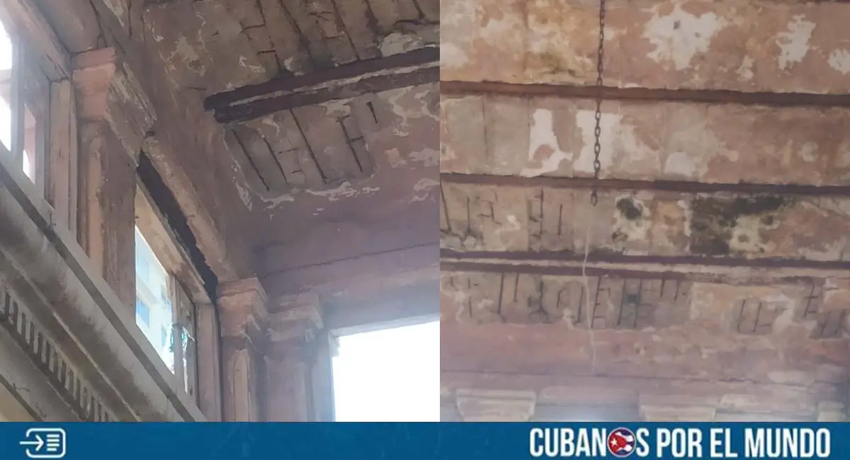 Denuncian peligro de derrumbe en una vivienda de La Habana y nadie da respuestas