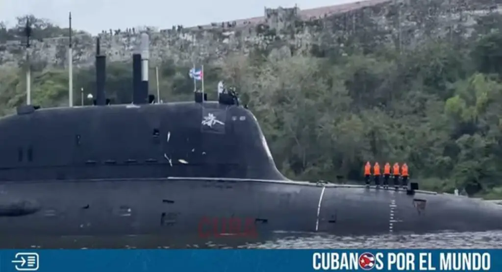 Este miércoles arribó a La Habana, Cuba, el submarino nuclear ruso que se había anunciado en días pasados que llegaría a la isla comunista.