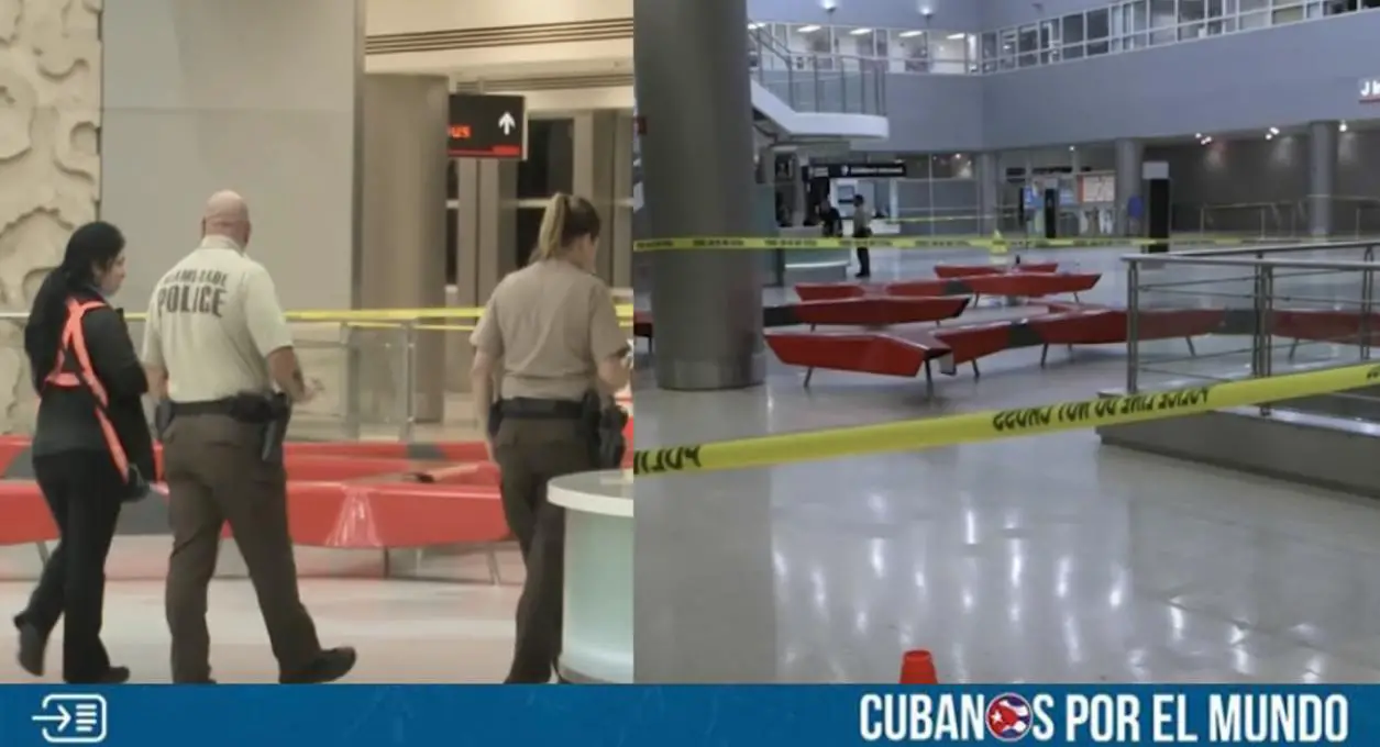 Una mujer quedó en estado crítico tras ser apuñalada dentro del Aeropuerto Internacional de Miami en horas de la noche del sábado.