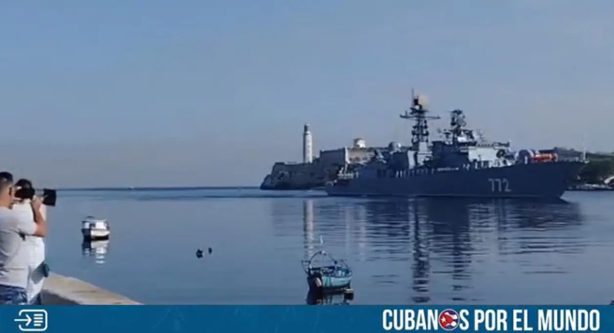 Este sábado 27 de julio, tres buques de la flotilla de barcos rusos arribaron al puerto capitalino de Cuba, un mes y medio después que barcos de guerra del país euroasiático realizaran maniobras en el océano Atlántico.