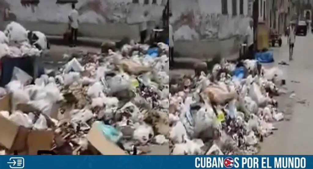 Habitantes de Cerro, La Habana, están inundados de basura