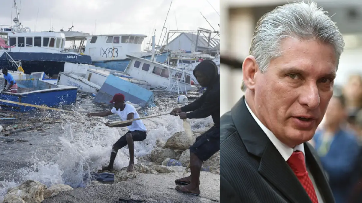 Cubanos entre atónitos y furiosos por ofrecimiento de ayuda de Díaz-Canel a países afectados por Beryl