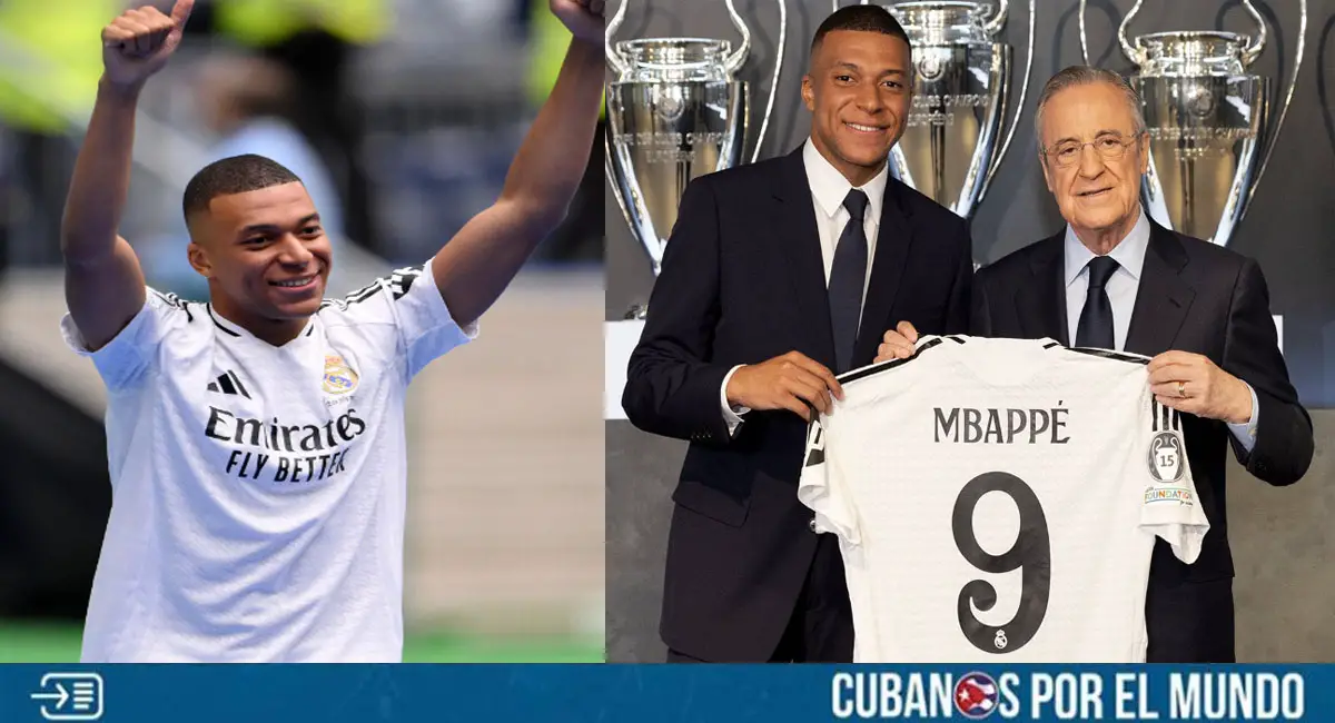 Kylian Mbappé fue presentado por el Real Madrid