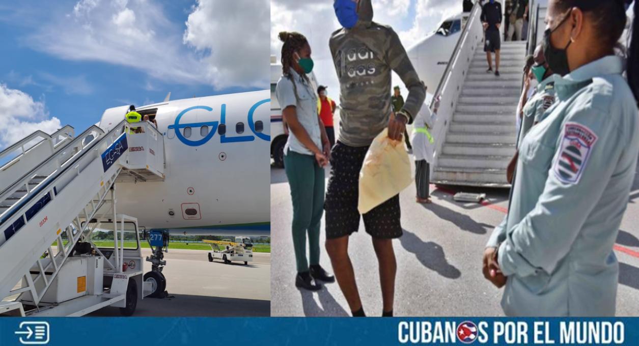 Un nuevo vuelo de deportación desde los Estados Unidos regresó a 54 migrantes cubanos irregulares a la isla comunista.