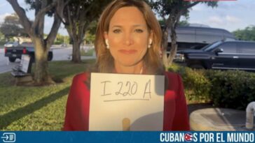 La congresista cubanoamericana María Elvira Salazar está impulsando una iniciativa que busca que los cubanos I-220A obtengan un parole in place que les permita tener un status migratorio legal en el país.