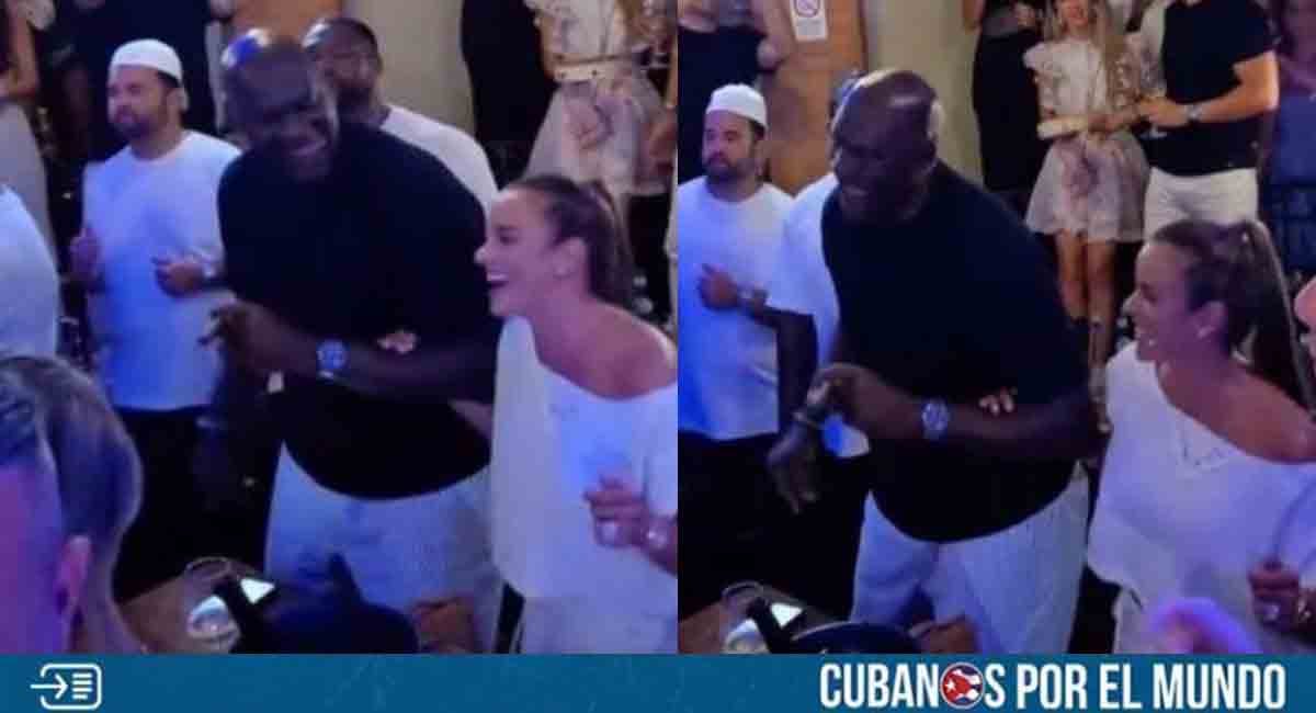 Michael Jordan bailó al ritmo de la música de Celia Cruz