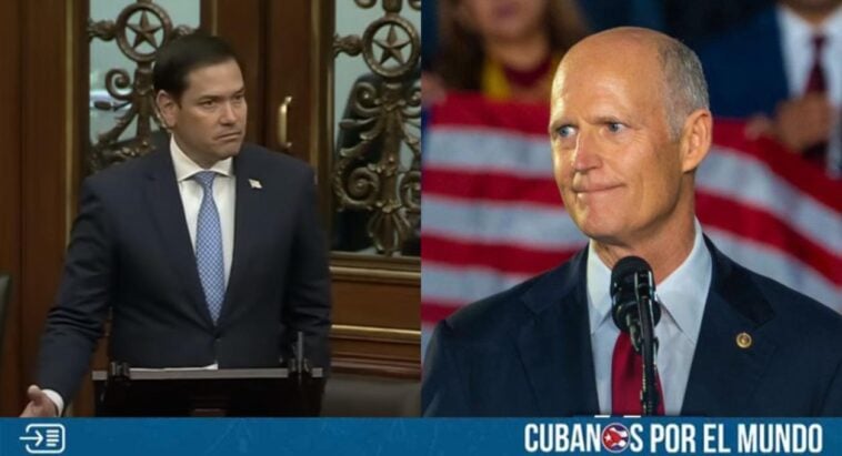 Rick Scott y Marco Rubio, senadores republicanos por Florida, presentaron esta semana una resolución que condena la dictadura de Cuba por sus continuos intentos de amenazar la estabilidad y seguridad nacional de Estados Unidos y por violar los derechos humanos dentro de la isla, llevando crímenes atroces contra sus ciudadanos. 