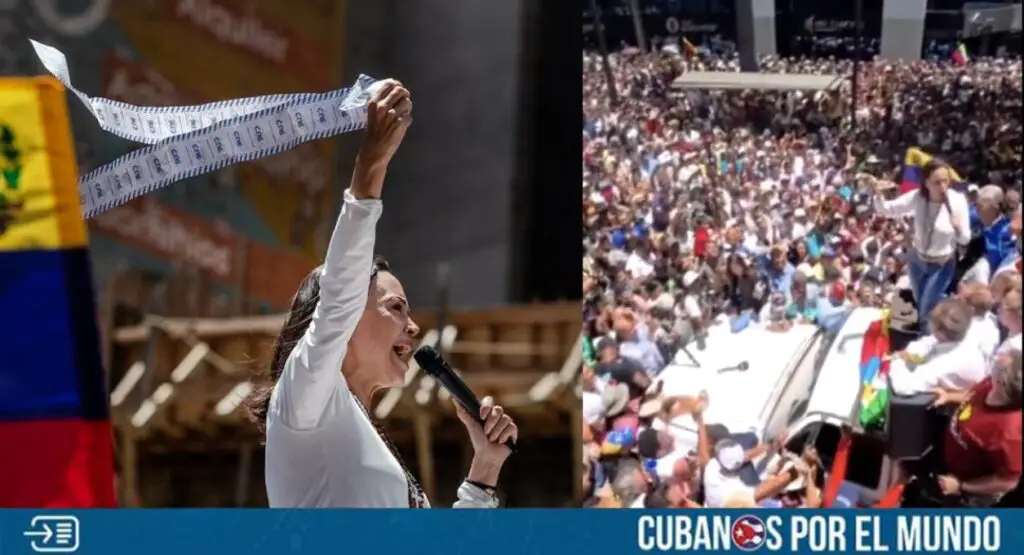Miles de ciudadanos en Venezuela tomaron nuevamente las calles del país el miércoles 28 de agosto, para expresar su grito de “libertad” en respaldo a los líderes opositores María Corina Machado y Edmundo González Urrutia, y en rechazo al fraude electoral ejecutado por la dictadura chavista el pasado 28 de julio día de las elecciones. 