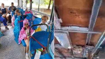 Muestran condiciones precarias de la guagua en la que trasladan a niños con autismo hacia su centro de estudios en La Habana (+VIDEO)