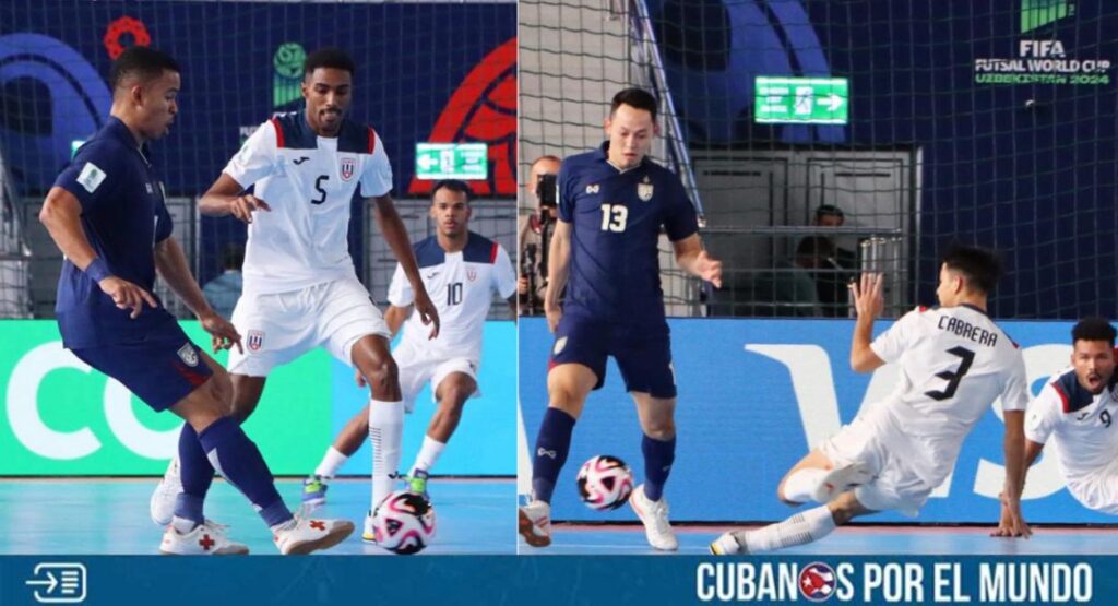 La selección cubana de fútbol sala ha sufrido una nueva derrota en el Campeonato Mundial de Futsal 2024. Esta vez, el marcador fue de 10-5 a favor de Tailandia, un resultado que deja a los caribeños sin opciones de continuar en el torneo.