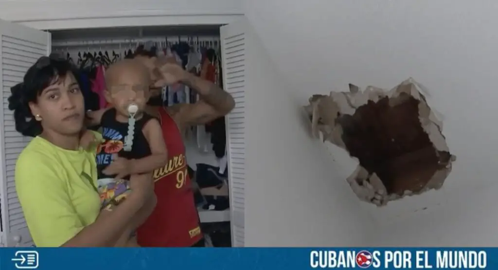 Momentos de terror vivió una familia cubana de West Park, Florida, cuando un rayo cayó sobre su vivienda la mañana de este martes 3 de septiembre.