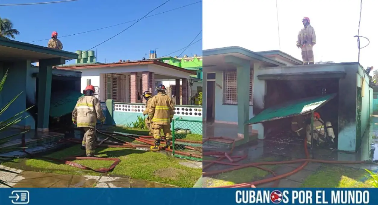 En las últimas horas, se reportó un incendio en el garaje de una vivienda en el centro de la ciudad de Matanzas que fue sofocado por los bomberos.