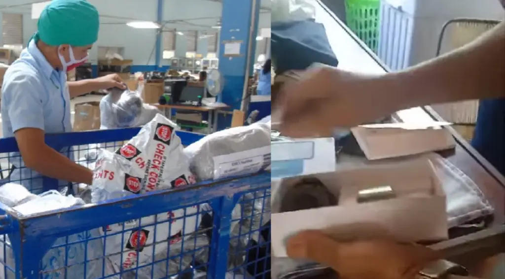 Correos de Cuba interviene paquete enviado desde España y cambian un celular por tornillos y calditos de pollo