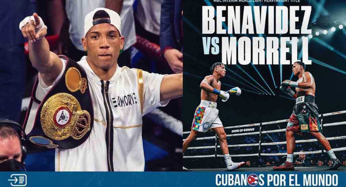 Cubano David Morrell se medirá ante David Benavidez en 2025