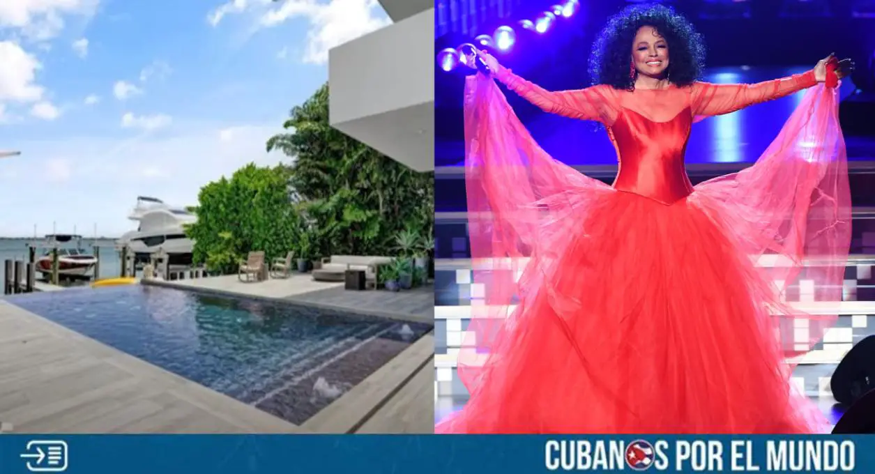 La cantante estadounidense Diana Ross alquiló su casa en Miami por una suma de 95 mil dólares al mes.
