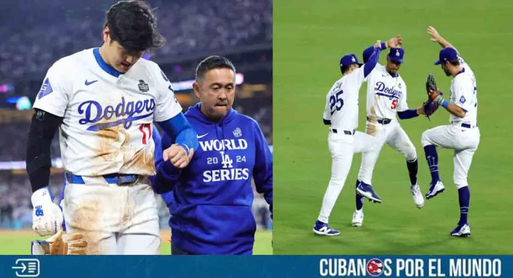 Dodgers se impone nuevamente ante Yankees en la Serie Mundial; Ohtani, lesionado