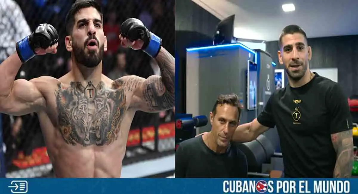 Fenómeno Ilia Topuria tiene un preparador físico cubano
