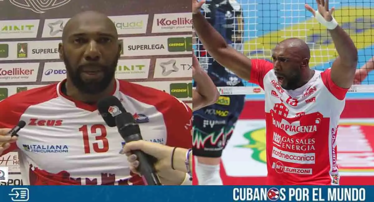 Cubano Robertlandy Simón comenzó arrasando en la Liga Italiana de Volley