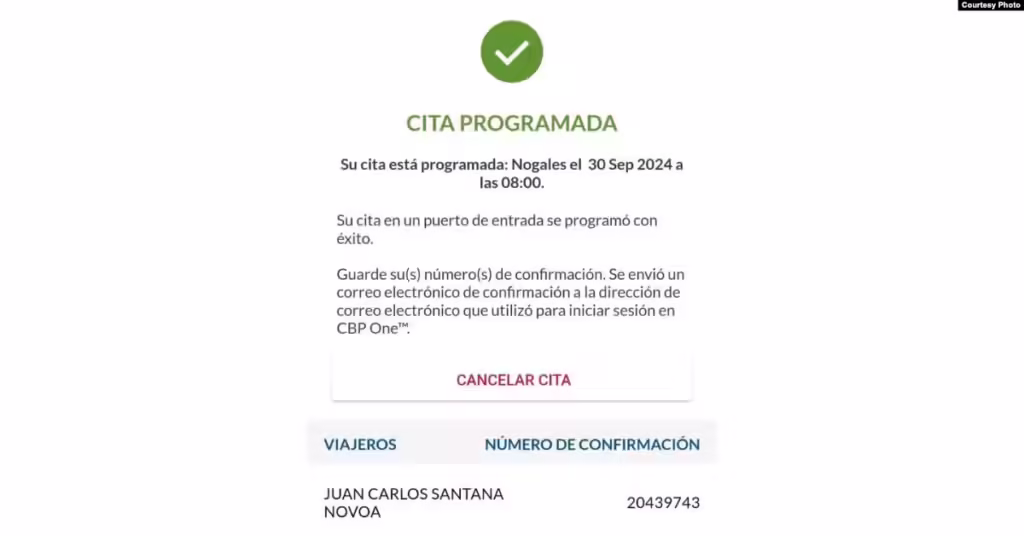 Viceministro de Trabajo del régimen de Cuba llega a Estados Unidos tras solicitar asilo político 3 viceministro cuba cita cbp one