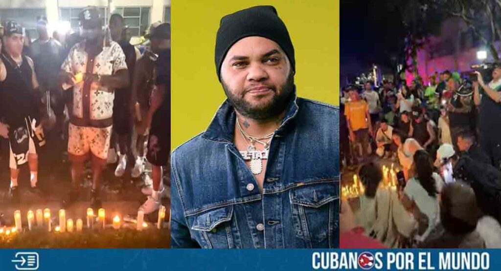 Celebridades del reparto se reúnen en vigilia por El Taiger. El Chulo, Chocolate y Ja Rulay abandonan rencillas