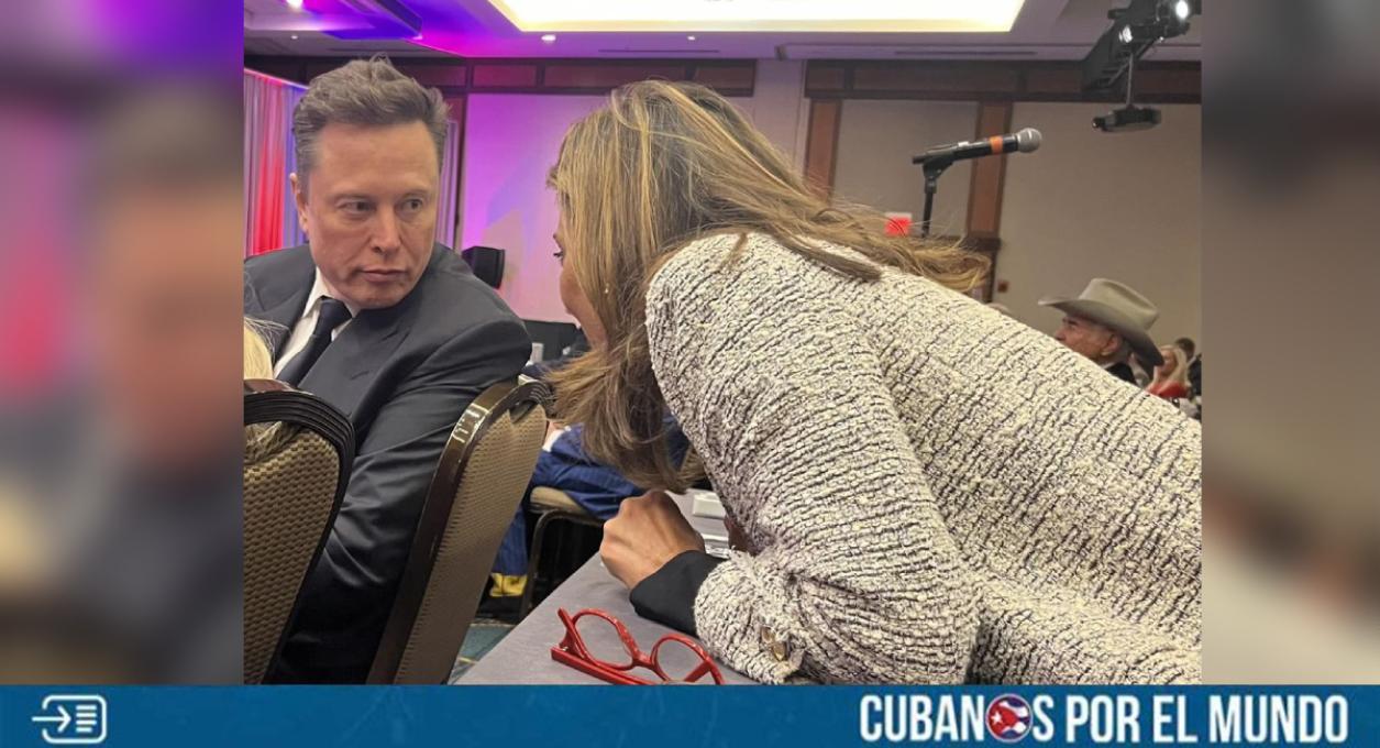 María Elvira Salazar, congresista de origen cubano, publicó esta semana en sus redes sociales el momento en el que conversó con el magnate, y dueño de Tesla, Elon Musk, sobre la posibilidad de llevar conectividad a Cuba.