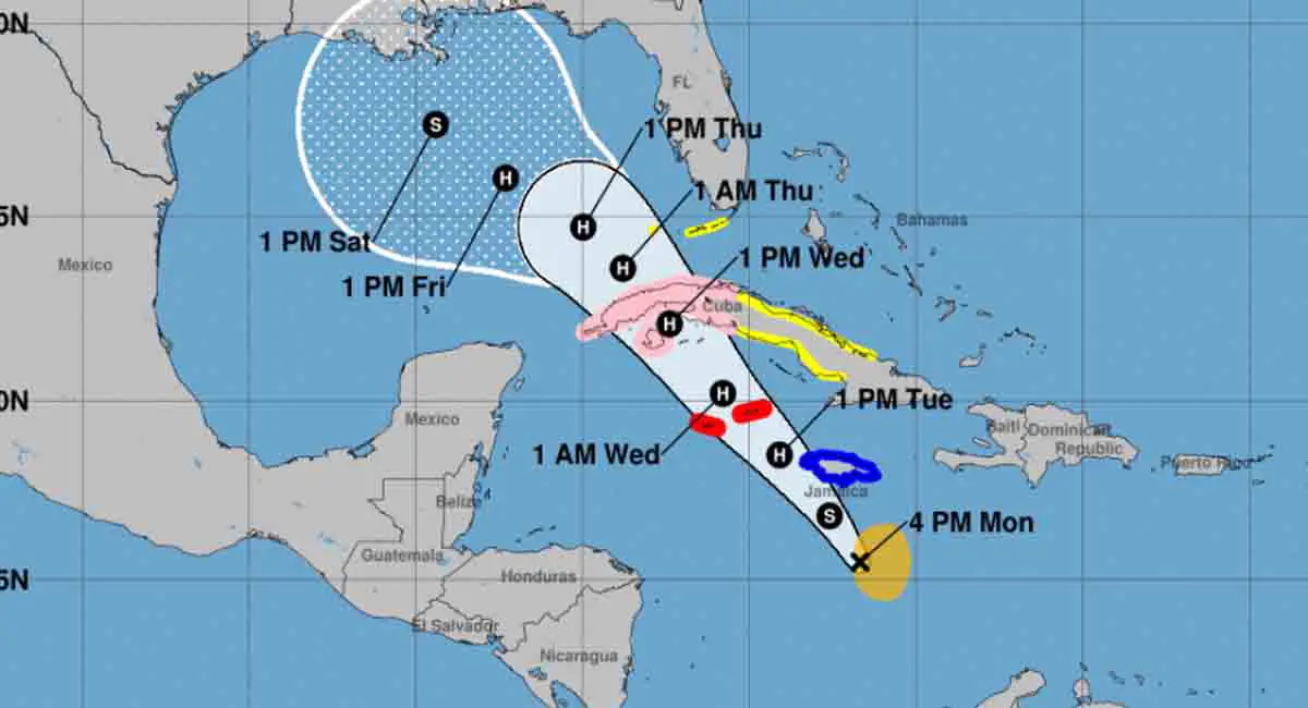 ATENCIÓN CUBA: Se forma en el Caribe la tormenta tropical Rafael