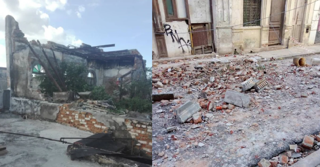 Vecinos denuncian amenaza para la vida que constituye un edificio en La Habana en riesgo de derrumbe desde el 2008