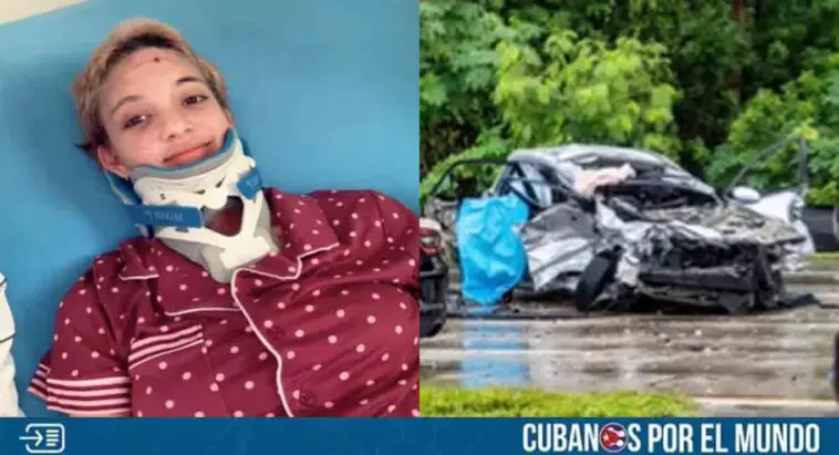 Piden ayuda para joven cubana que sufrió un accidente de tránsito en Estados Unidos