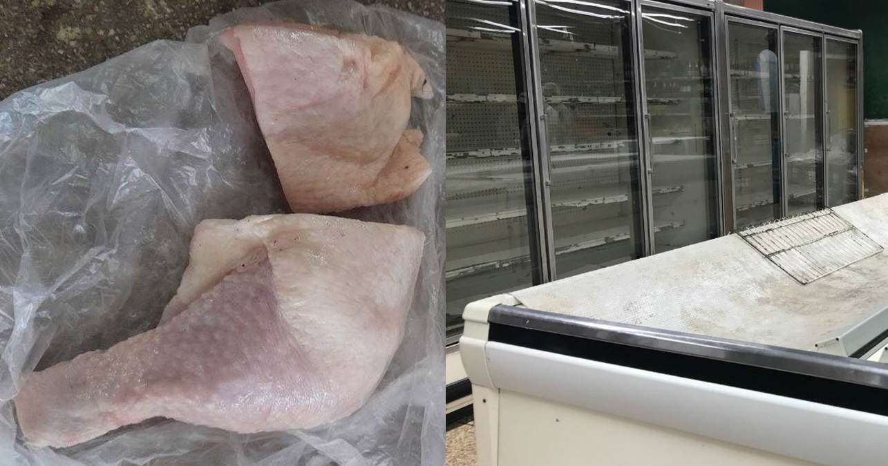 Cuba: el pollo salió volando