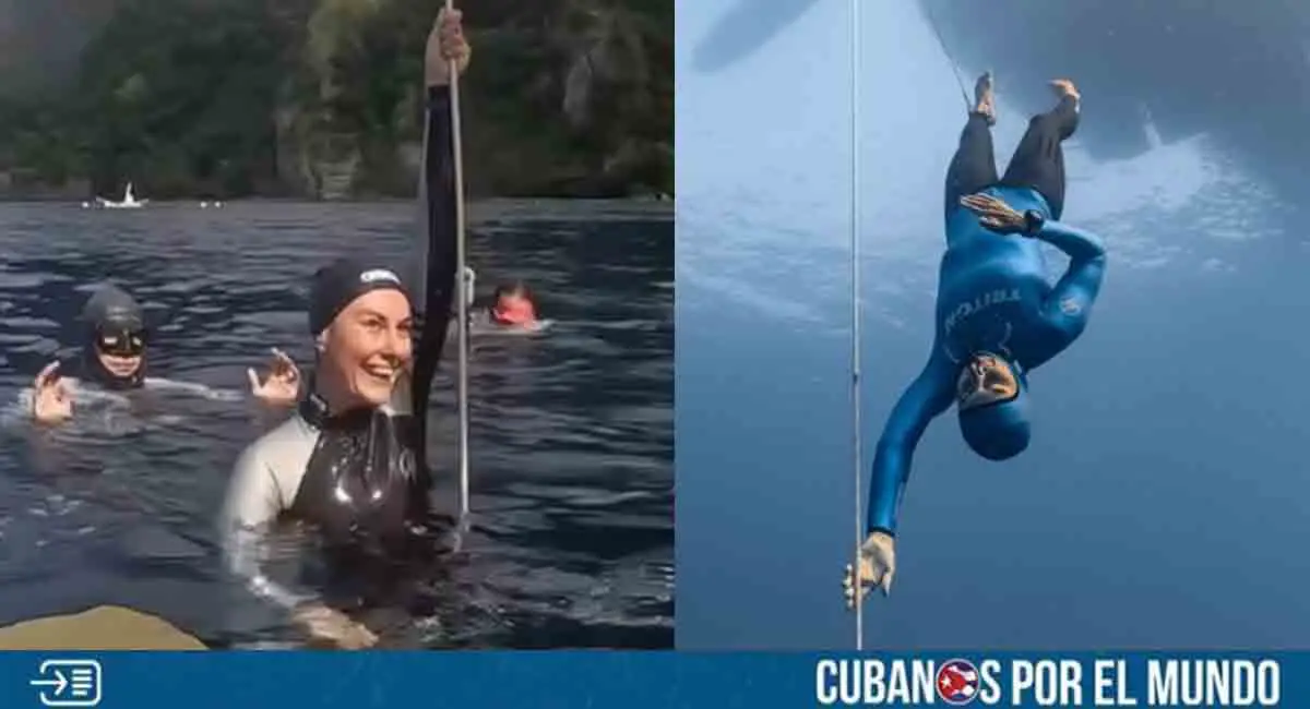 Ucraniana rompe el récord mundial de apnea