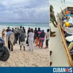 Un grupo de 12 balseros cubanos fue rescatado por las autoridades de México después de estar seis días a la deriva en el mar.