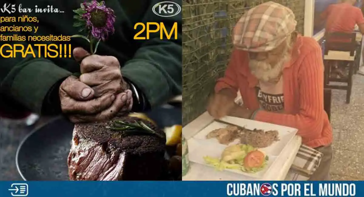 Bar K5 repetirá experiencia de dar una cena para los más necesitados en Guanabo este fin de año