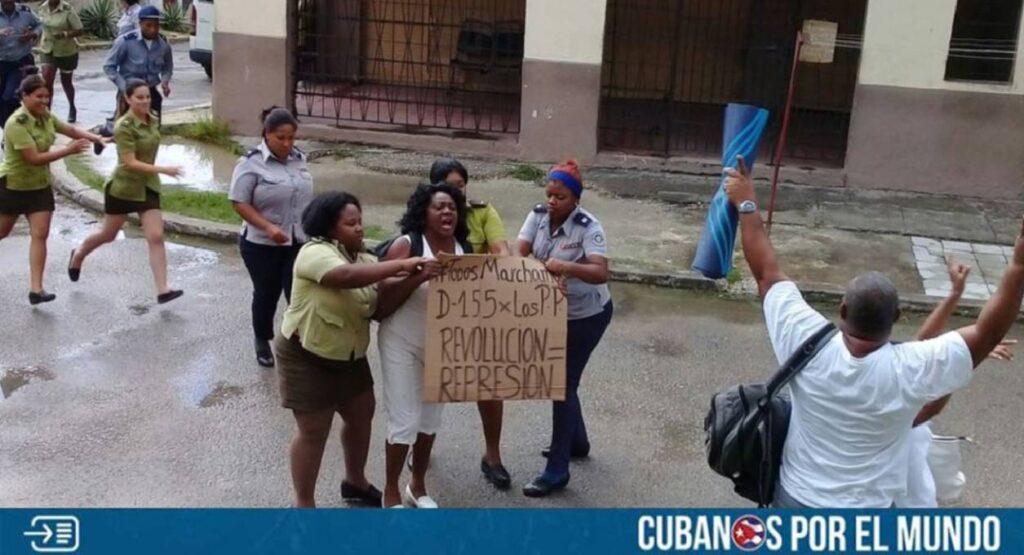 La organización que defiende los derechos humanos Cubalex indicó que durante el mes de noviembre se registraron un total de 589 acciones represivas en Cuba.