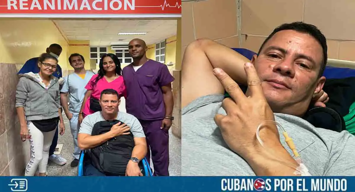 Israel "Mala Fe" Rojas sufre accidente en La Habana, y es tratado como un rey en el Calixto