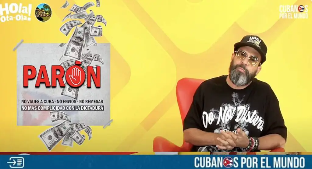Los cubanos continúan sumándose a “El Parón Total” que impulsa el presentador cubano Alex Otaola, y que tiene como finalidad cortar los ingresos que recibe la dictadura castrista a través de los viajes a la isla, el envío de remesas y las recargas, ya que este dinero posteriormente es utilizado para reprimir al pueblo de a pie que sale pacíficamente a las calles a exigir un cambio de sistema.