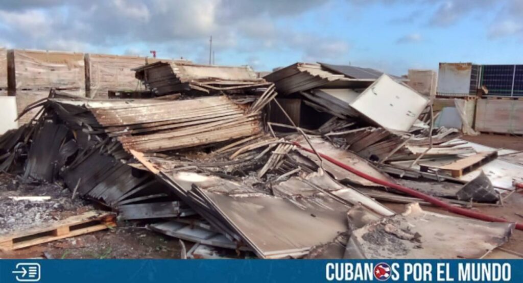 El lunes se registró un incendio en el parque fotovoltaico que se está construyendo en el municipio de Abreus, en Cienfuegos, dejando afectaciones en los paneles solares dispuestos en el lugar.