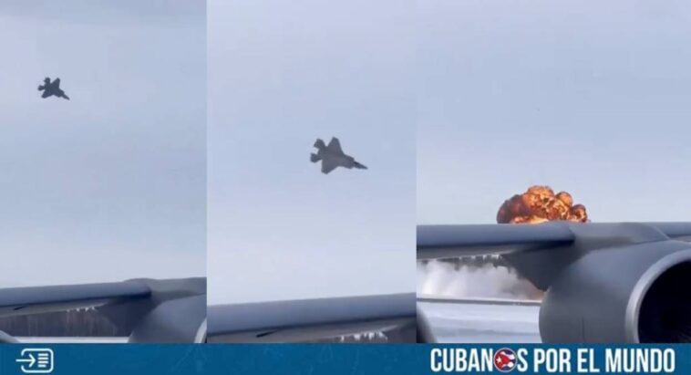 Un incidente aéreo sacudió la base aérea de Eielson en Alaska, cuando un avión de combate estadounidense de quinta generación F-35 se estrelló dentro de la base, afortunadamente sin causar daños humanos mientras realizaba un ejercicio de entrenamiento.