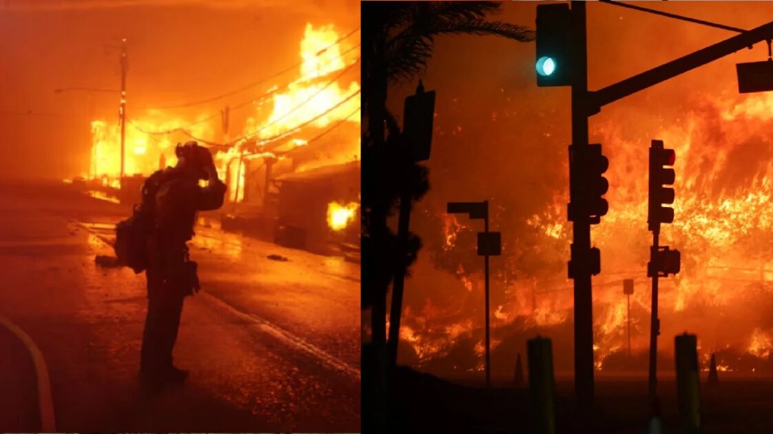 Evacúan a más de 30 mil personas en California por incendios forestales