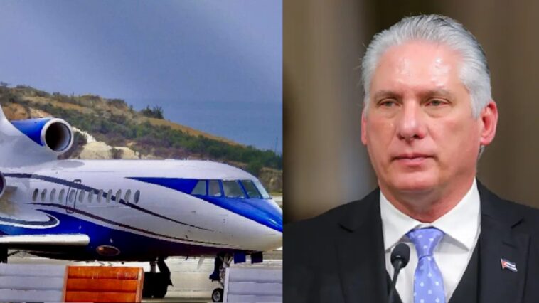 Díaz-Canel se compra un avión de 10 millones de dólares en medio de la miseria que golpea al pueblo cubano