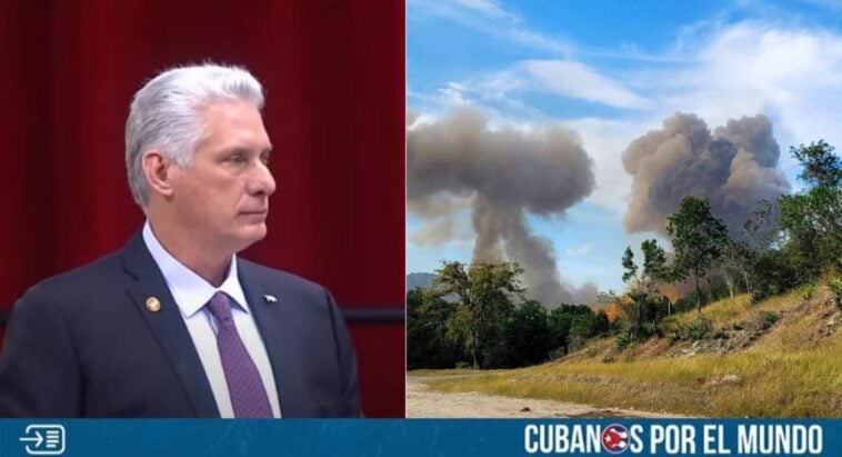 El dictador cubano Miguel Díaz-Canel decretó el domingo Duelo Nacional en la isla tras la muerte de 12 cubanos durante la explosión ocurrida en la Región Militar de Holguín.