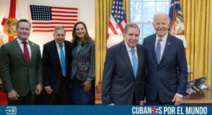 Edmundo González sostuvo encuentro con Joe Biden y congresistas cubanoamericanos de Florida