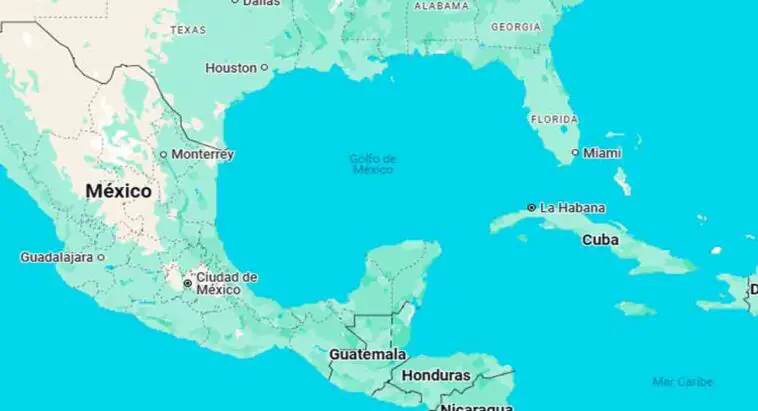 Google Maps cambiará el nombre del Golfo de México como Golfo de América en EE. UU.