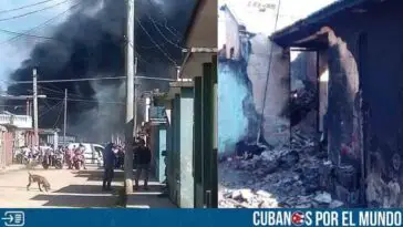 Incendio en Artemisa afectó dos viviendas y dejó un par de heridos