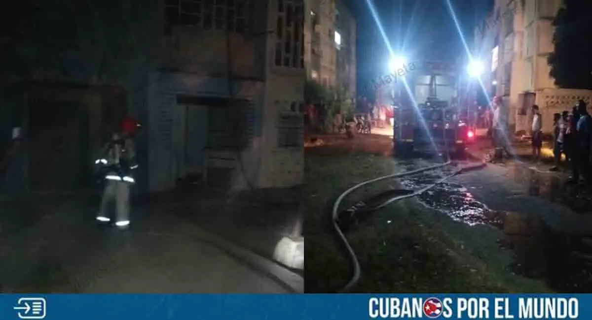 Reportan un nuevo incendio en un edificio multifamiliar de Santiago de Cuba