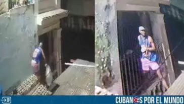 Captan a delincuente robando dentro de una casa en La Habana